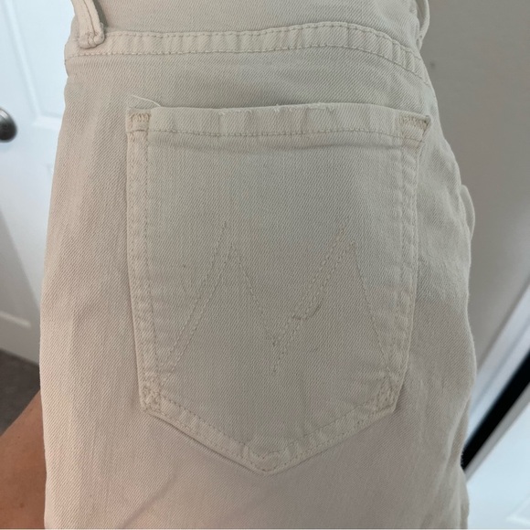 Mother Jeans Women's 26 White Denim The Rascal Ankle Snippet - Picture 10 of 10